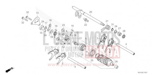 SCHALTTROMMEL (2) CRF1100D3R de 2024